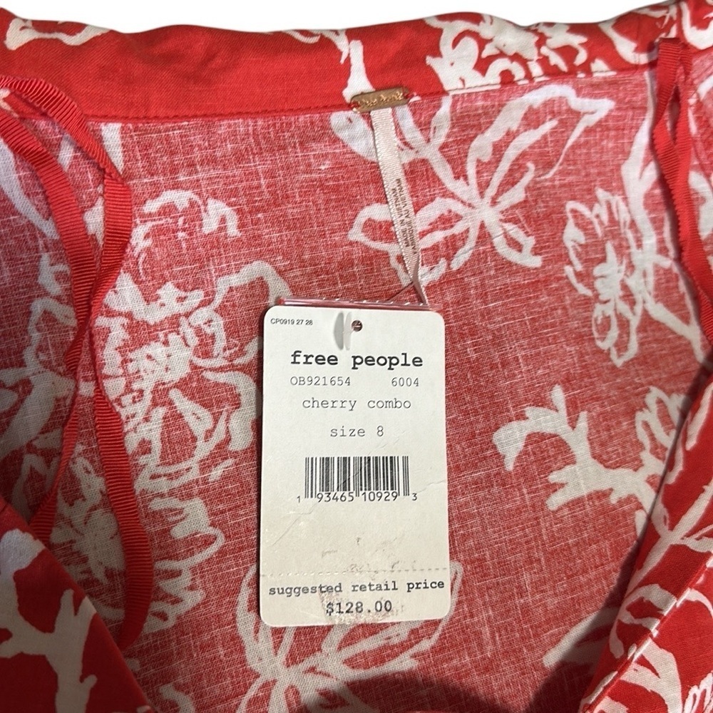 FREE PEOPLE A Thing Called Love Mini
Floral Dress NWT size 8 - Picture 12 of 15